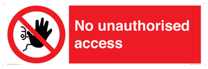 No unauthorised access